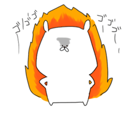 white dog sticker #593300