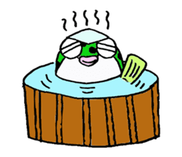 Green spotted puffer Tetsuchan sticker #593530