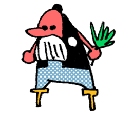 The tengu boy sticker #593754