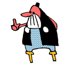 The tengu boy sticker #593769