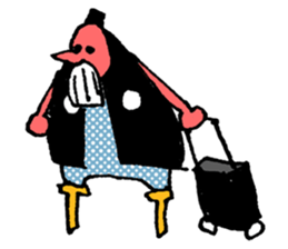 The tengu boy sticker #593790