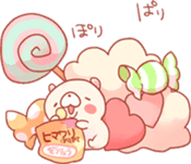 Mochi~tsu Bear Stamp sticker #594427
