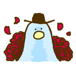 Birds' love attack sticker #594684