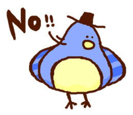 Birds' love attack sticker #594691