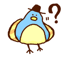 Birds' love attack sticker #594696