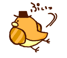 Birds' love attack sticker #594704