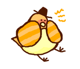 Birds' love attack sticker #594707