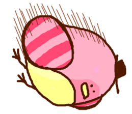 Birds' love attack sticker #594709