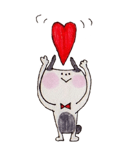 Cat like rabbit sticker #594875