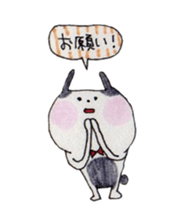 Cat like rabbit sticker #594881