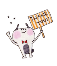 Cat like rabbit sticker #594897