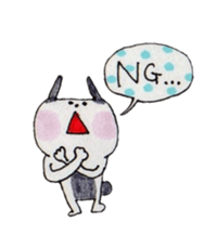 Cat like rabbit sticker #594899