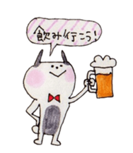 Cat like rabbit sticker #594903