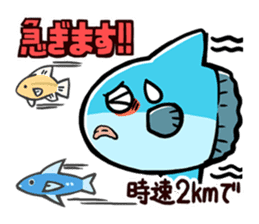 The adventure of Sunfish sticker #595004