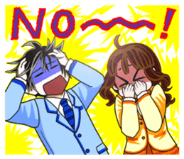 Ushi-ko chan & Yoshikawa kun. sticker #595884