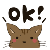 the cat and owner sticker #596012