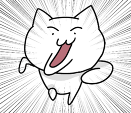 An annoying cat Sticker sticker #596042