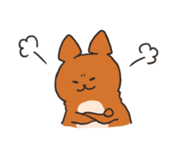 Okangaroo family's warm life sticker #596450