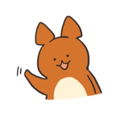 Okangaroo family's warm life sticker #596456