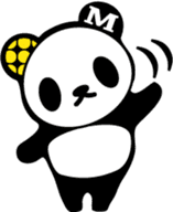 marble panda sticker #597093
