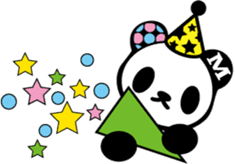marble panda sticker #597106