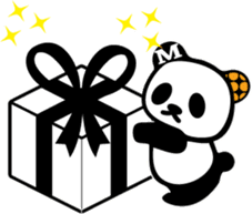 marble panda sticker #597108