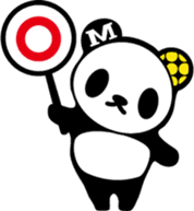 marble panda sticker #597109