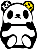 marble panda sticker #597117
