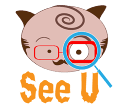 Mocha Cat sticker #597406