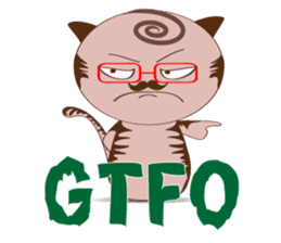 Mocha Cat sticker #597425