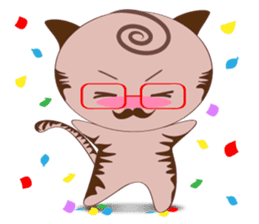 Mocha Cat sticker #597438