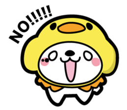 Mole under the eye of dog! sticker #597636