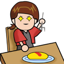 japanese girl kobayashi sticker #598265