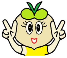 Day-to-day of high school girls radish. sticker #598444