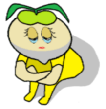 Day-to-day of high school girls radish. sticker #598445