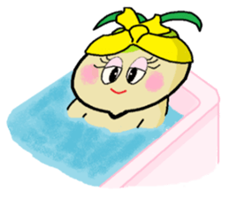 Day-to-day of high school girls radish. sticker #598447