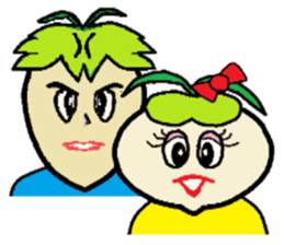 Day-to-day of high school girls radish. sticker #598451