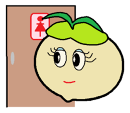 Day-to-day of high school girls radish. sticker #598453