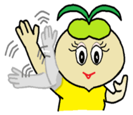 Day-to-day of high school girls radish. sticker #598456