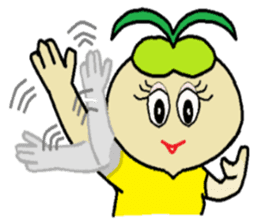 Day-to-day of high school girls radish. sticker #598456