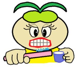 Day-to-day of high school girls radish. sticker #598458