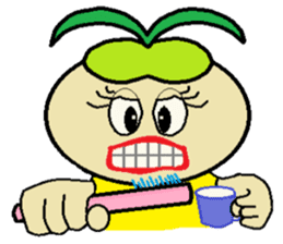 Day-to-day of high school girls radish. sticker #598458