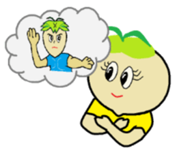 Day-to-day of high school girls radish. sticker #598462