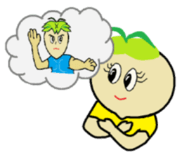 Day-to-day of high school girls radish. sticker #598462