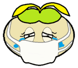 Day-to-day of high school girls radish. sticker #598463