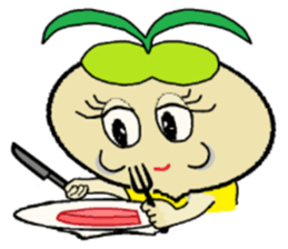 Day-to-day of high school girls radish. sticker #598468