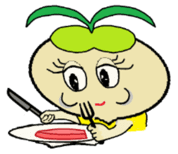 Day-to-day of high school girls radish. sticker #598468