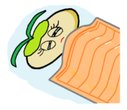 Day-to-day of high school girls radish. sticker #598469