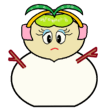 Day-to-day of high school girls radish. sticker #598471