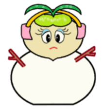 Day-to-day of high school girls radish. sticker #598471